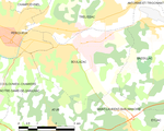 Map commune FR insee code 24053